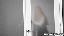 stepsis emma and lily spanked by stepmom sarah in classroom.