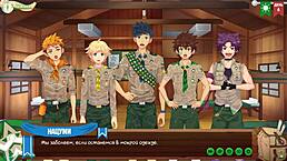 Keitaro jerks off in the shower in episode 6 😏