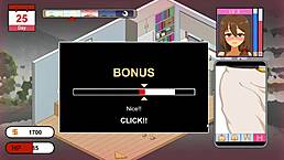 Cheating wives in hentai game seduce handyman for intense fucking sessions