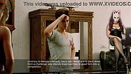 ms denvers in see through bra and stockings