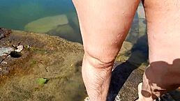 uh my hairy wife flashing outdoors, so wild