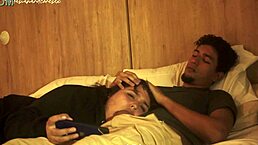 my stepsister lets me put my dick in her mouth, and we almost get caught by our parents in this fantasy