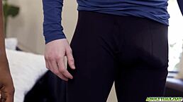 two straight track team athletes adrian hart and jesse stone decide to go all in for a full body workout