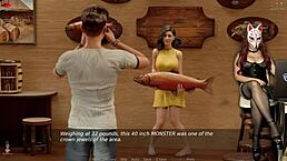 ms denvers in see through bra and stockings