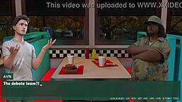 In pleasure thieves 02, meeting hot girls with huge boobs in 3d cartoon game anime 😍