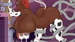 Ebony Scheyla Takes Big Cock in New Farm Update