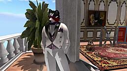 Unusual furry yiff order turns into wild 3D banging with big tits and cock