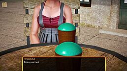 in my new family 415, the blonde characters have big asses in a homemade cartoon game