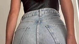 Wife Heyya Changing in Shopping Mall Dressing Room