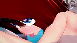 Anzu Mazaki Fucking Hard on the Pool in Yu-Gi-Oh Ahegao Step Bikini Tea Gardner Full Fantasy King 3