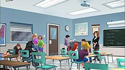 Summertime Saga 4 has sexy Jamie showering. Dude, watching those big tits on that mature college teacher is unreal!