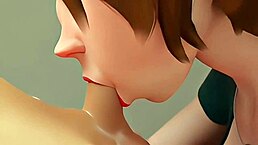 哇，用耳机仔细听！一个女人在高清中榨干一个无名家伙！