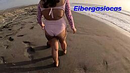 Wild Sex with Emo Mexican Roommate Outdoors