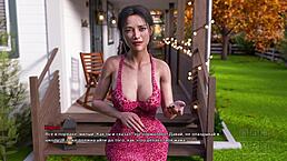 hentai milf and old man kissing in gameplay part 1 😘