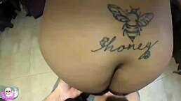 Naughty wife welcomes technician without panties or bra!