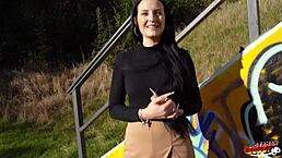 Teen Nurse Lacy Lynn Seduced for First Porn Casting