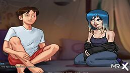 Summertimesaga: He Jerks Off To Her Uncensored Big Ass Pussy