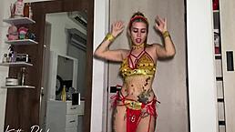 arab chica katty blake rides huge latina cock