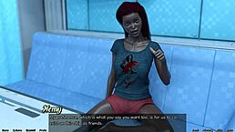 Yo, married busty ebony is pissed at me in space!
