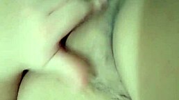 She sits on vibrator front and back, announcing her orgasm in homemade video part 3