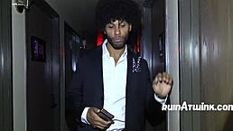 Black exec turns orgy bottom after call with clueless girlfriend