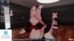 i can't even talk, chat just wants me squirting as catgirl vtuber