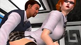 Boss in uniform at office