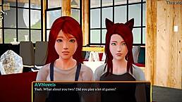 i feel so turned on by my new family's big tits and asses in this teen milf game.