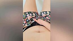 hot girl shows off her big boobs solo at home 😍