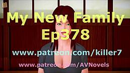 My New Family 378: Teen's Small Tits in Erotic Game?