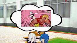 Koneko strikes intense deal in HS DxD NTR madness.