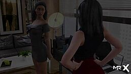 In fashion business, the boss intriguingly puts things in order with hentai twists