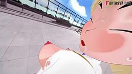 Power Girl in Wild POV Fantasy with Super Man Full Scene