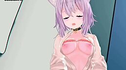 哟，看这个Vtuber狂野合集做爱！