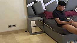 Stepsister helps me lose virginity, but we’re caught by another wanting in!