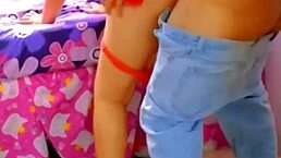 操穿红裙老婆有人看还想加入 结果俩人一起真实自拍