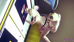 Boss Titty Fucks Secretary In Office.