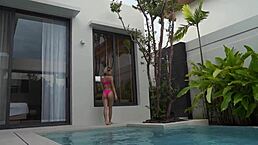 Fucked a Cute Stranger Hard in Her Villa.