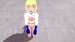 Power Girl in Wild POV Fantasy with Super Man Full Scene