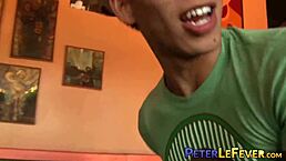 Horny Oriental Boy Drilled Hard by Tattooed Stud Boyfriend