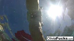 Olivia Has Some Summer Fun in the Pool 😎
