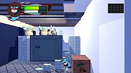 Endless ninja gangbang in Oh So Hero gay hentai game