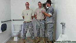 Hot Men Military Gay Sex Videos and Army Blowjob Movie Good. Detailed Scenes of Intense Actions and Roles in Uniform.