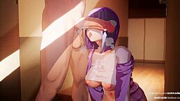 hinata, uhh, didn't expect this visitor, ya know!