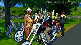 Hey, can Ruby and Doris handle the Roadfuckers' wild interracial orgy?