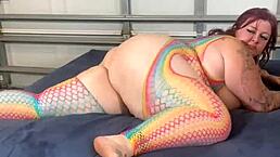 Pheonix Fellington, gay porn star, fucks girl with his huge black cock!