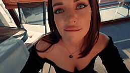 Waiter bangs a stunning milf right in the restaurant