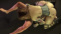 哥特女孩69在3D色情。丰满hentai宝贝用奶子吹爆你脑？