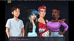 Exploring summertime saga episode 237 in cartoon style