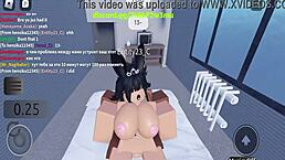 i'm watching my first blox porn video, it's so hot